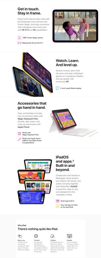 iPad (A16) 128GB Yellow | Cellcom